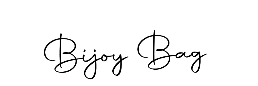 Design your own signature with our free online signature maker. With this signature software, you can create a handwritten (Autography-DOLnW) signature for name Bijoy Bag. Bijoy Bag signature style 10 images and pictures png