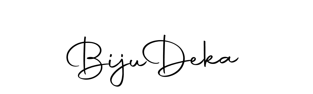 Design your own signature with our free online signature maker. With this signature software, you can create a handwritten (Autography-DOLnW) signature for name Biju  Deka. Biju  Deka signature style 10 images and pictures png