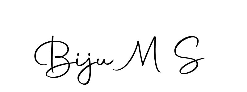 Create a beautiful signature design for name Biju M S. With this signature (Autography-DOLnW) fonts, you can make a handwritten signature for free. Biju M S signature style 10 images and pictures png