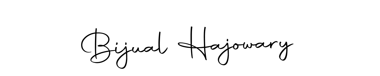 Make a beautiful signature design for name Bijual Hajowary. With this signature (Autography-DOLnW) style, you can create a handwritten signature for free. Bijual Hajowary signature style 10 images and pictures png