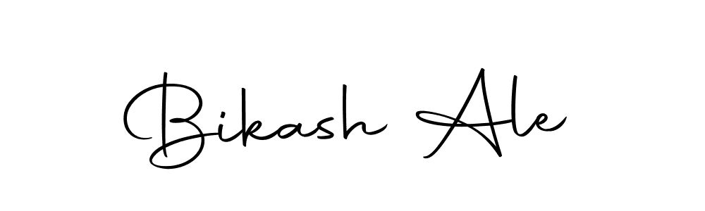 Use a signature maker to create a handwritten signature online. With this signature software, you can design (Autography-DOLnW) your own signature for name Bikash Ale. Bikash Ale signature style 10 images and pictures png