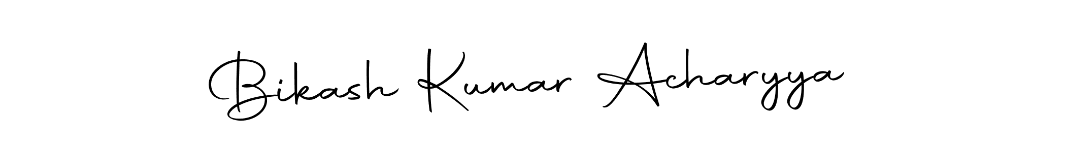 Also we have Bikash Kumar Acharyya name is the best signature style. Create professional handwritten signature collection using Autography-DOLnW autograph style. Bikash Kumar Acharyya signature style 10 images and pictures png