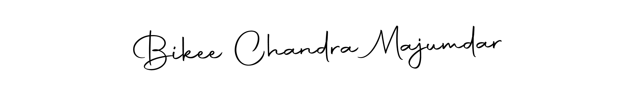 How to make Bikee Chandra Majumdar name signature. Use Autography-DOLnW style for creating short signs online. This is the latest handwritten sign. Bikee Chandra Majumdar signature style 10 images and pictures png