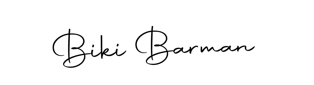 Create a beautiful signature design for name Biki Barman. With this signature (Autography-DOLnW) fonts, you can make a handwritten signature for free. Biki Barman signature style 10 images and pictures png