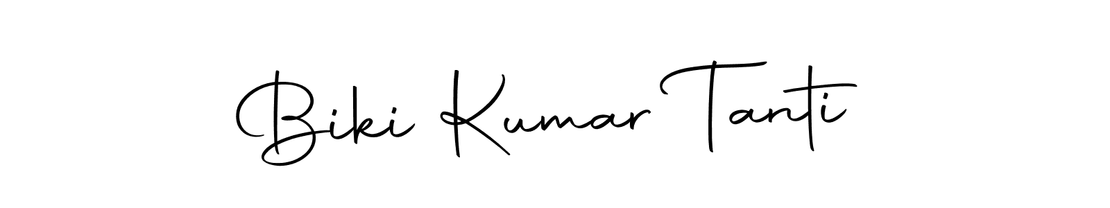 Also we have Biki Kumar Tanti name is the best signature style. Create professional handwritten signature collection using Autography-DOLnW autograph style. Biki Kumar Tanti signature style 10 images and pictures png