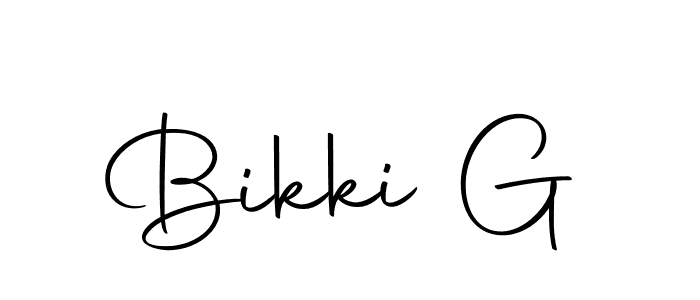 Make a beautiful signature design for name Bikki G. Use this online signature maker to create a handwritten signature for free. Bikki G signature style 10 images and pictures png