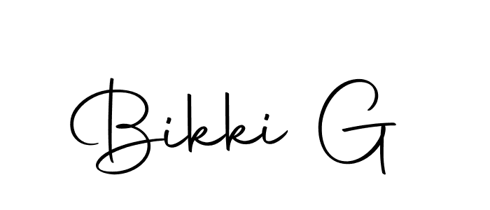 Make a beautiful signature design for name Bikki G. Use this online signature maker to create a handwritten signature for free. Bikki G signature style 10 images and pictures png