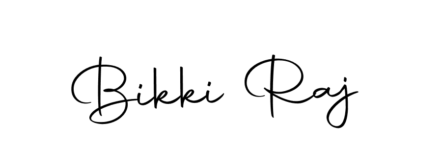Design your own signature with our free online signature maker. With this signature software, you can create a handwritten (Autography-DOLnW) signature for name Bikki Raj. Bikki Raj signature style 10 images and pictures png