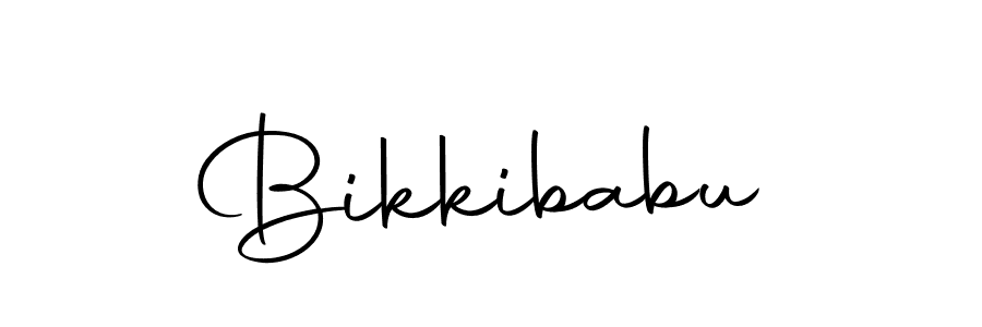 Make a beautiful signature design for name Bikkibabu. With this signature (Autography-DOLnW) style, you can create a handwritten signature for free. Bikkibabu signature style 10 images and pictures png