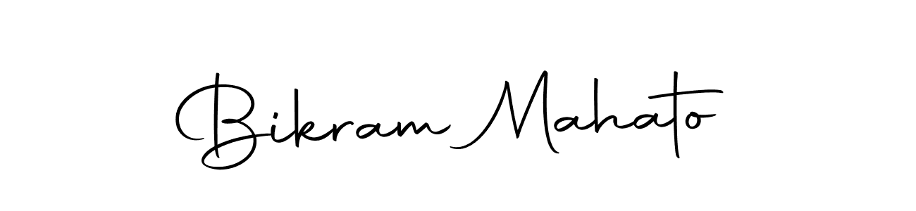 Design your own signature with our free online signature maker. With this signature software, you can create a handwritten (Autography-DOLnW) signature for name Bikram Mahato. Bikram Mahato signature style 10 images and pictures png