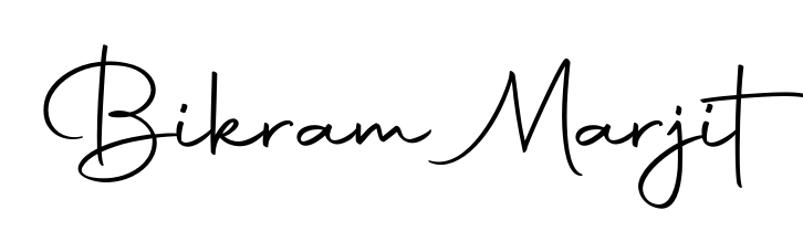 Transform the name Bikram Marjit into a signature masterpiece using Autography-DOLnW font. Ideal for photographers, artists, and creators looking for watermarks. Bikram Marjit signature style 10 images and pictures png