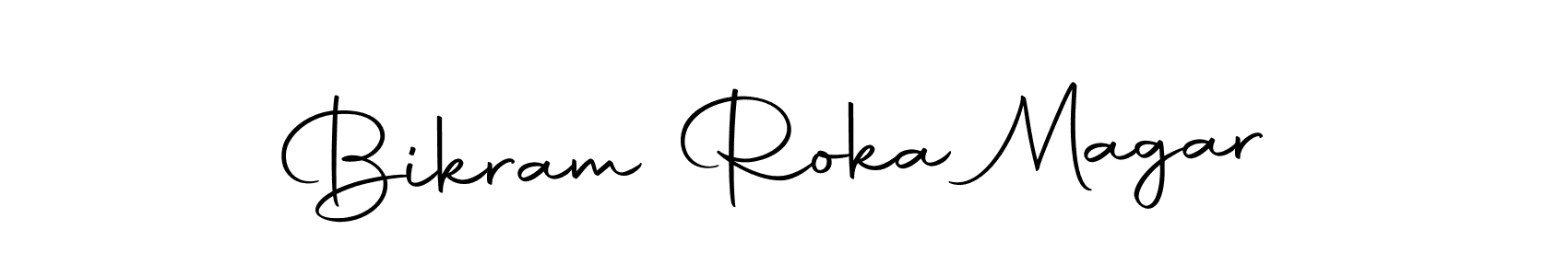 Make a beautiful signature design for name Bikram Roka Magar. With this signature (Autography-DOLnW) style, you can create a handwritten signature for free. Bikram Roka Magar signature style 10 images and pictures png