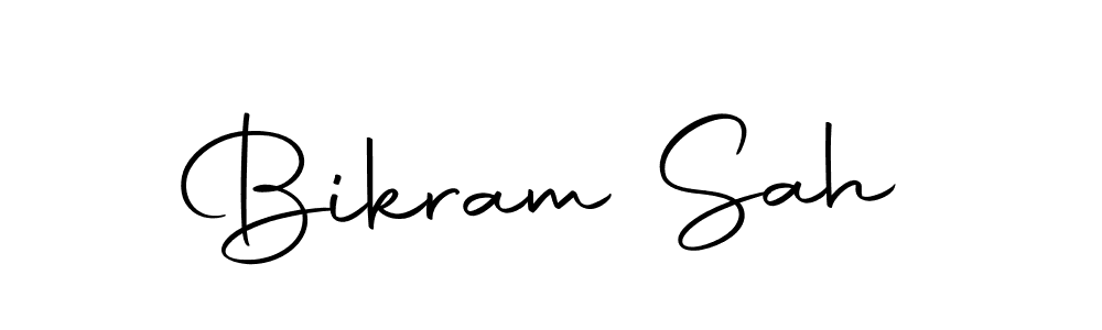 How to make Bikram Sah name signature. Use Autography-DOLnW style for creating short signs online. This is the latest handwritten sign. Bikram Sah signature style 10 images and pictures png