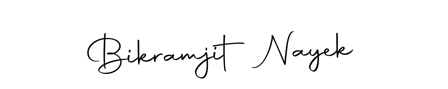 Make a beautiful signature design for name Bikramjit Nayek. With this signature (Autography-DOLnW) style, you can create a handwritten signature for free. Bikramjit Nayek signature style 10 images and pictures png