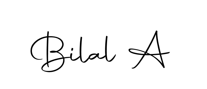Also we have Bilal A name is the best signature style. Create professional handwritten signature collection using Autography-DOLnW autograph style. Bilal A signature style 10 images and pictures png