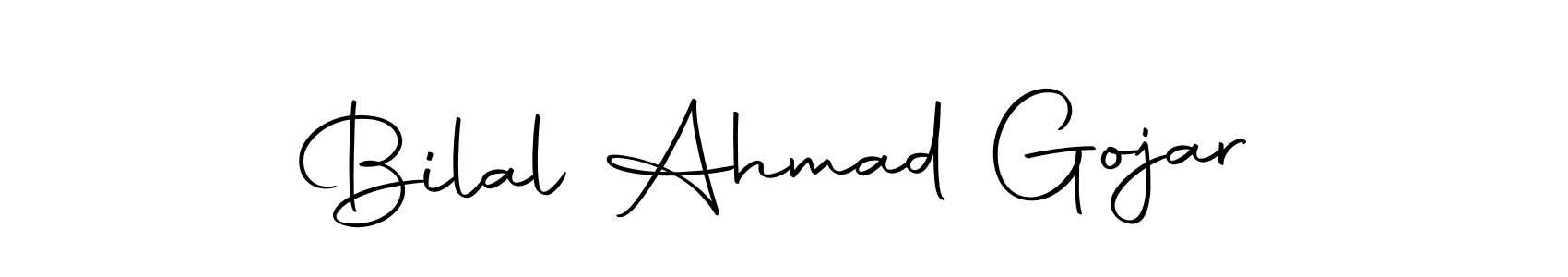 You should practise on your own different ways (Autography-DOLnW) to write your name (Bilal Ahmad Gojar) in signature. don't let someone else do it for you. Bilal Ahmad Gojar signature style 10 images and pictures png