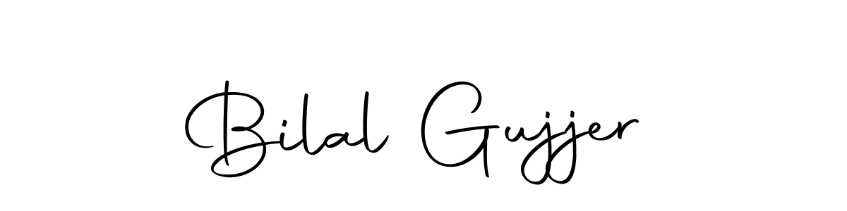 Design your own signature with our free online signature maker. With this signature software, you can create a handwritten (Autography-DOLnW) signature for name Bilal Gujjer. Bilal Gujjer signature style 10 images and pictures png