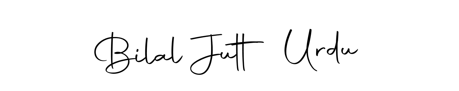 Create a beautiful signature design for name Bilal Jutt Urdu. With this signature (Autography-DOLnW) fonts, you can make a handwritten signature for free. Bilal Jutt Urdu signature style 10 images and pictures png