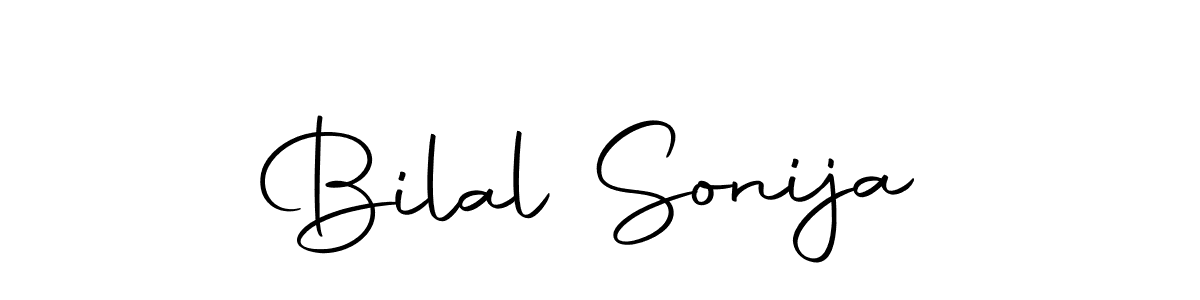 Create a beautiful signature design for name Bilal Sonija. With this signature (Autography-DOLnW) fonts, you can make a handwritten signature for free. Bilal Sonija signature style 10 images and pictures png