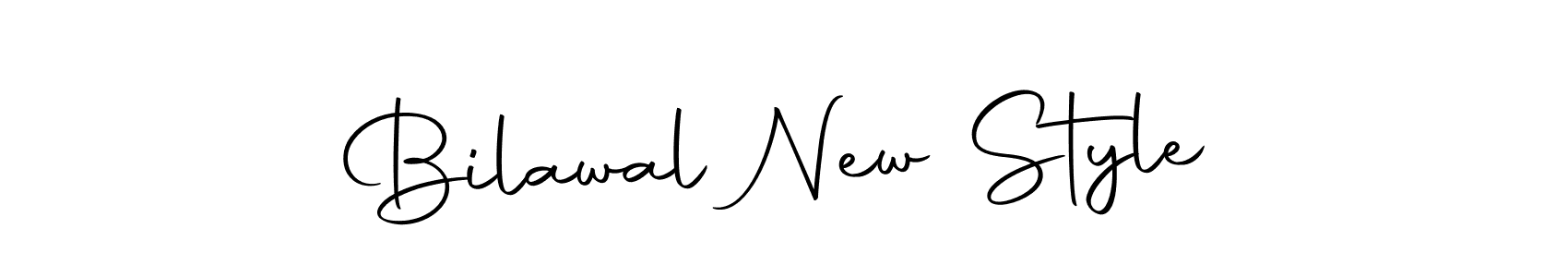 Create a beautiful signature design for name Bilawal New Style. With this signature (Autography-DOLnW) fonts, you can make a handwritten signature for free. Bilawal New Style signature style 10 images and pictures png