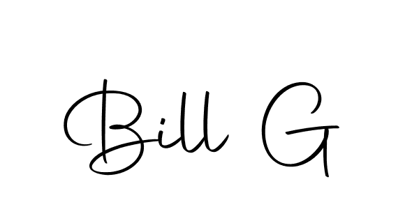 You should practise on your own different ways (Autography-DOLnW) to write your name (Bill G) in signature. don't let someone else do it for you. Bill G signature style 10 images and pictures png