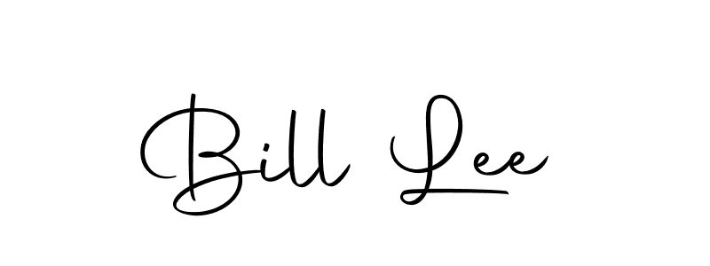 You should practise on your own different ways (Autography-DOLnW) to write your name (Bill Lee) in signature. don't let someone else do it for you. Bill Lee signature style 10 images and pictures png