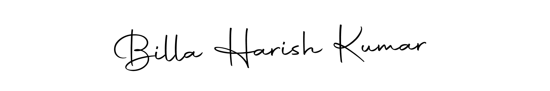 Make a short Billa Harish Kumar signature style. Manage your documents anywhere anytime using Autography-DOLnW. Create and add eSignatures, submit forms, share and send files easily. Billa Harish Kumar signature style 10 images and pictures png