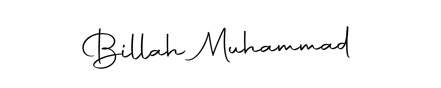 Billah Muhammad stylish signature style. Best Handwritten Sign (Autography-DOLnW) for my name. Handwritten Signature Collection Ideas for my name Billah Muhammad. Billah Muhammad signature style 10 images and pictures png