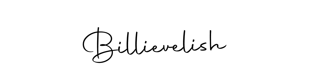 How to make Billievelish signature? Autography-DOLnW is a professional autograph style. Create handwritten signature for Billievelish name. Billievelish signature style 10 images and pictures png