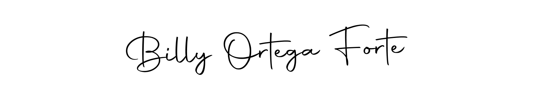 Billy Ortega Forte stylish signature style. Best Handwritten Sign (Autography-DOLnW) for my name. Handwritten Signature Collection Ideas for my name Billy Ortega Forte. Billy Ortega Forte signature style 10 images and pictures png
