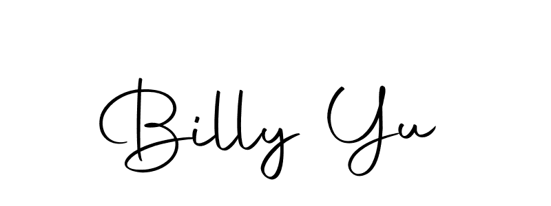 Make a short Billy Yu signature style. Manage your documents anywhere anytime using Autography-DOLnW. Create and add eSignatures, submit forms, share and send files easily. Billy Yu signature style 10 images and pictures png