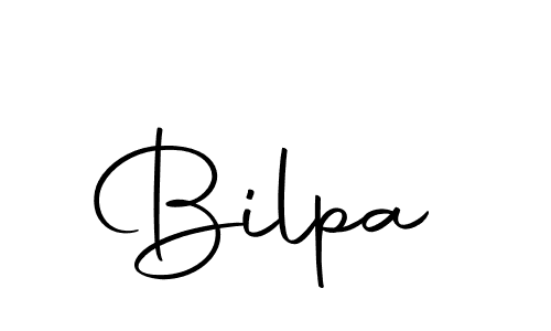 Design your own signature with our free online signature maker. With this signature software, you can create a handwritten (Autography-DOLnW) signature for name Bilpa. Bilpa signature style 10 images and pictures png