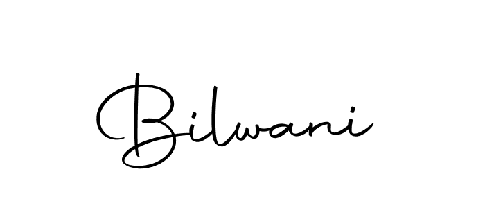 Use a signature maker to create a handwritten signature online. With this signature software, you can design (Autography-DOLnW) your own signature for name Bilwani. Bilwani signature style 10 images and pictures png