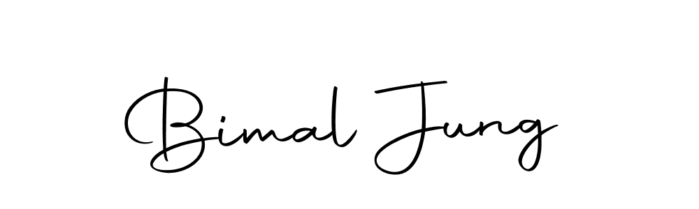 Design your own signature with our free online signature maker. With this signature software, you can create a handwritten (Autography-DOLnW) signature for name Bimal Jung. Bimal Jung signature style 10 images and pictures png