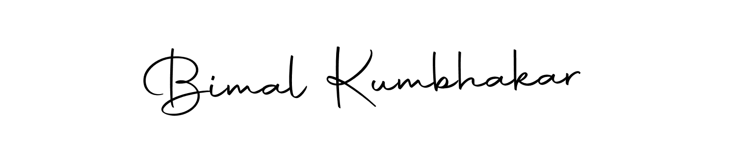 How to make Bimal Kumbhakar name signature. Use Autography-DOLnW style for creating short signs online. This is the latest handwritten sign. Bimal Kumbhakar signature style 10 images and pictures png