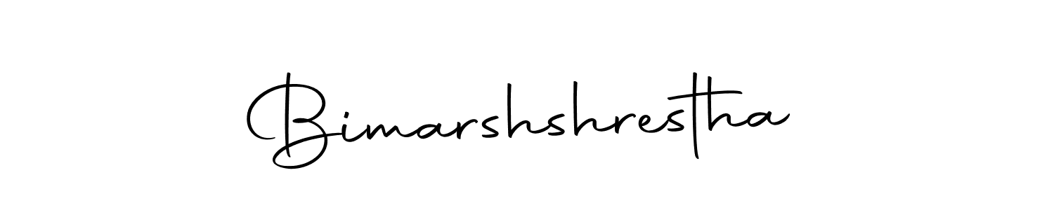 Design your own signature with our free online signature maker. With this signature software, you can create a handwritten (Autography-DOLnW) signature for name Bimarshshrestha. Bimarshshrestha signature style 10 images and pictures png