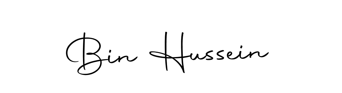 How to make Bin Hussein name signature. Use Autography-DOLnW style for creating short signs online. This is the latest handwritten sign. Bin Hussein signature style 10 images and pictures png