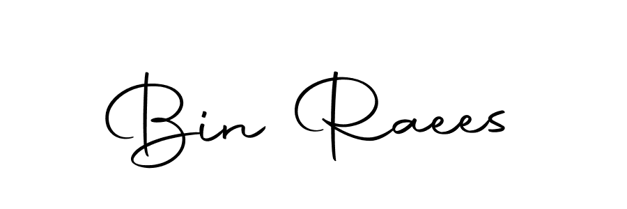 You should practise on your own different ways (Autography-DOLnW) to write your name (Bin Raees) in signature. don't let someone else do it for you. Bin Raees signature style 10 images and pictures png