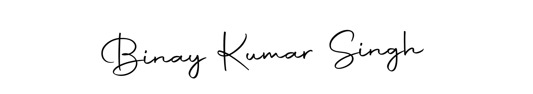 Make a beautiful signature design for name Binay Kumar Singh. With this signature (Autography-DOLnW) style, you can create a handwritten signature for free. Binay Kumar Singh signature style 10 images and pictures png