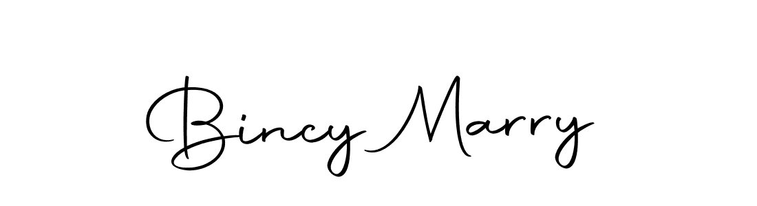 Make a beautiful signature design for name Bincy Marry. Use this online signature maker to create a handwritten signature for free. Bincy Marry signature style 10 images and pictures png