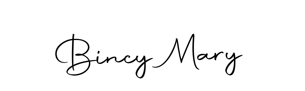 Make a beautiful signature design for name Bincy Mary. Use this online signature maker to create a handwritten signature for free. Bincy Mary signature style 10 images and pictures png