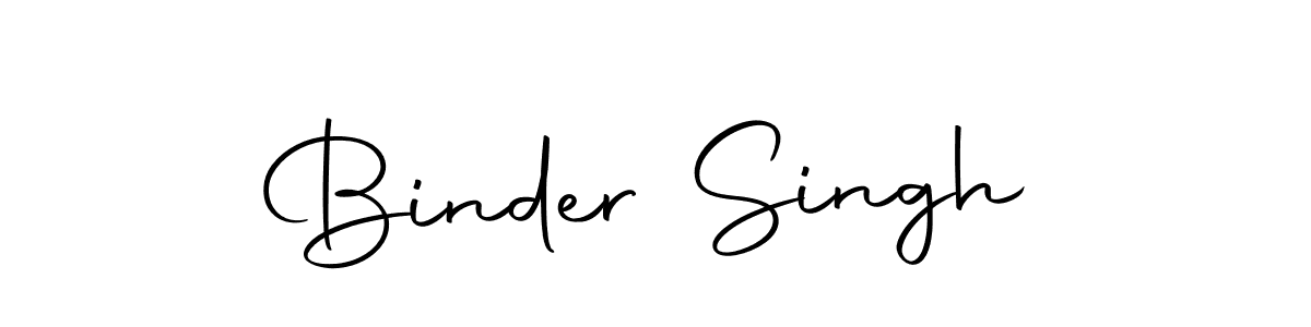 Make a beautiful signature design for name Binder Singh. With this signature (Autography-DOLnW) style, you can create a handwritten signature for free. Binder Singh signature style 10 images and pictures png