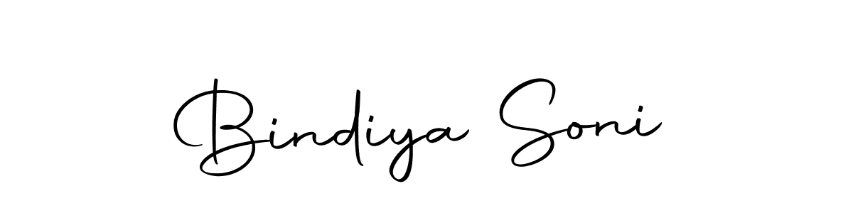 Make a beautiful signature design for name Bindiya Soni. With this signature (Autography-DOLnW) style, you can create a handwritten signature for free. Bindiya Soni signature style 10 images and pictures png