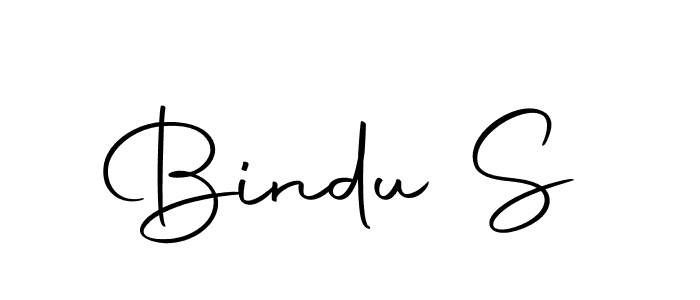 Design your own signature with our free online signature maker. With this signature software, you can create a handwritten (Autography-DOLnW) signature for name Bindu S. Bindu S signature style 10 images and pictures png