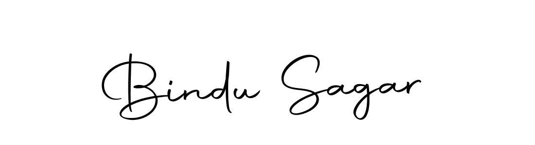 Design your own signature with our free online signature maker. With this signature software, you can create a handwritten (Autography-DOLnW) signature for name Bindu Sagar. Bindu Sagar signature style 10 images and pictures png