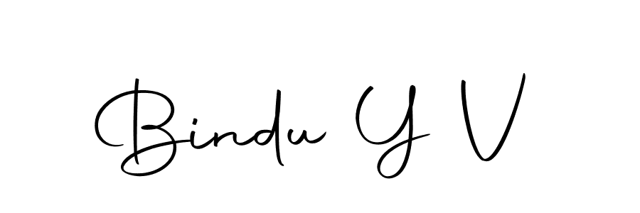 Make a beautiful signature design for name Bindu Y V. Use this online signature maker to create a handwritten signature for free. Bindu Y V signature style 10 images and pictures png