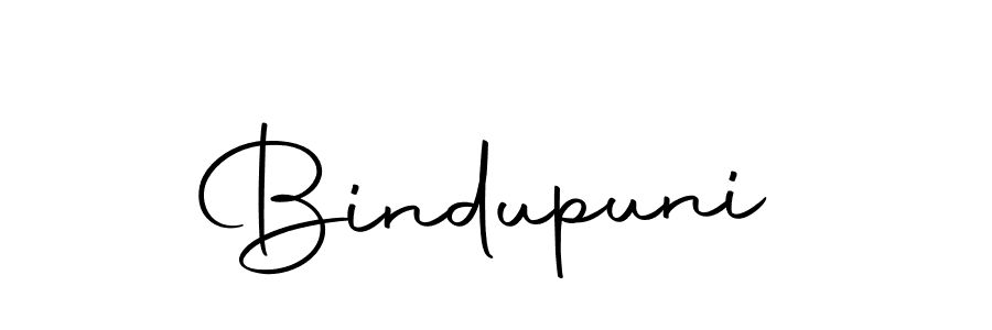 You should practise on your own different ways (Autography-DOLnW) to write your name (Bindupuni) in signature. don't let someone else do it for you. Bindupuni signature style 10 images and pictures png