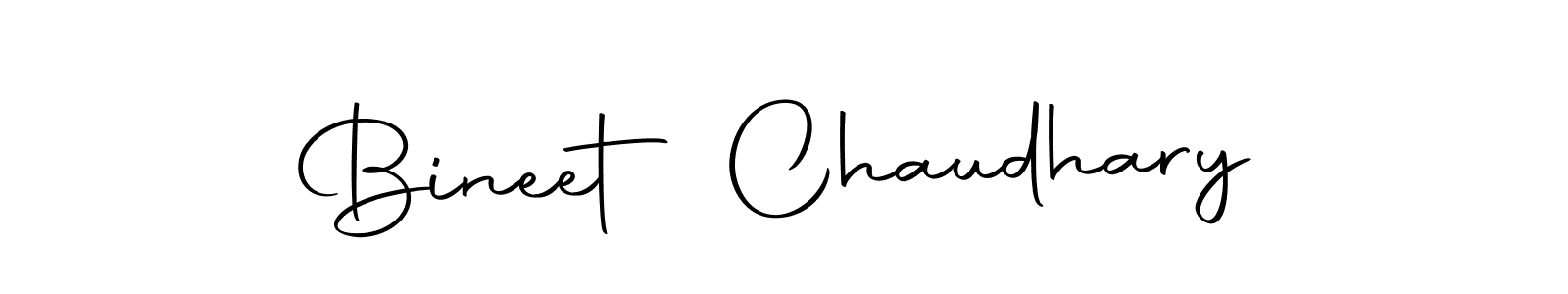 Use a signature maker to create a handwritten signature online. With this signature software, you can design (Autography-DOLnW) your own signature for name Bineet Chaudhary. Bineet Chaudhary signature style 10 images and pictures png