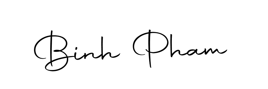 Create a beautiful signature design for name Binh Pham. With this signature (Autography-DOLnW) fonts, you can make a handwritten signature for free. Binh Pham signature style 10 images and pictures png