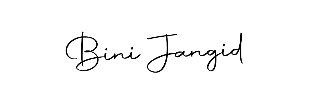 You can use this online signature creator to create a handwritten signature for the name Bini Jangid. This is the best online autograph maker. Bini Jangid signature style 10 images and pictures png